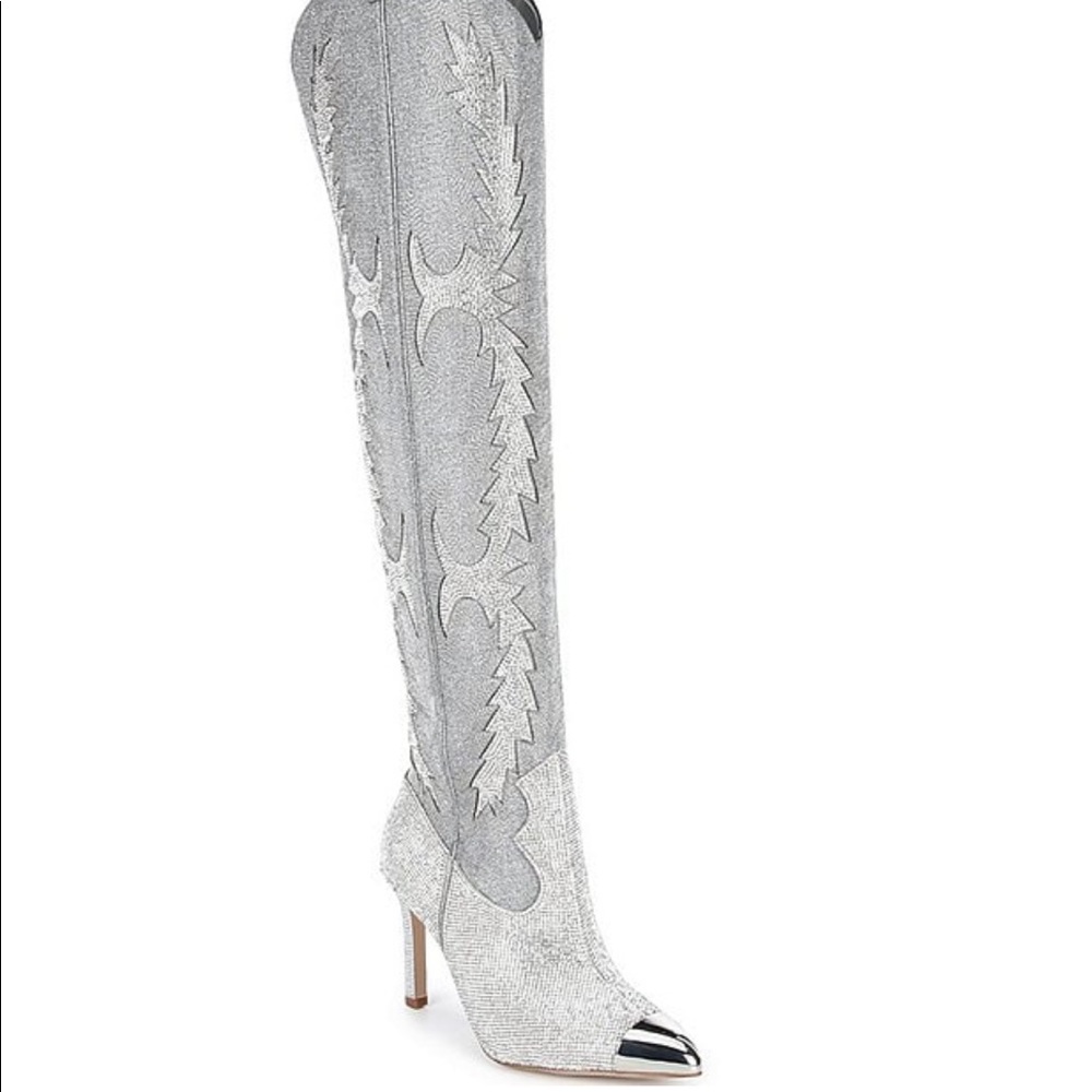Like new sequin cowboy boots